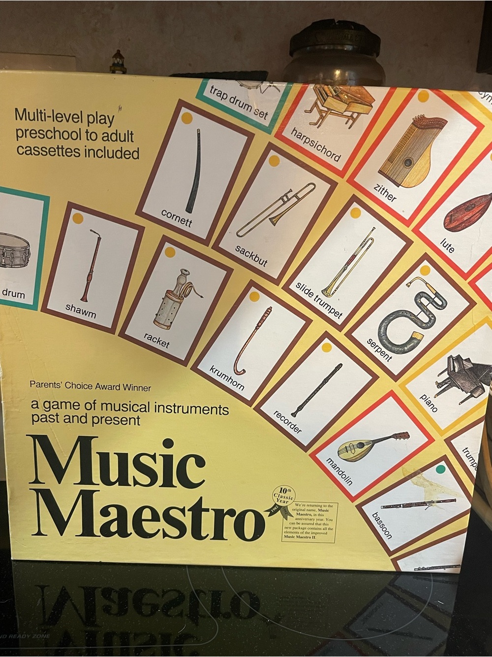 Vintage Music Maestro Game Musical Instruments Past and Present 1990 Complete